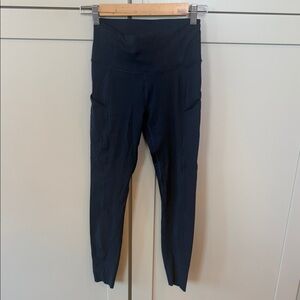 Lululemon Athletica Navy High-Waisted Leggings